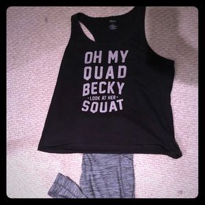 Athletic wear outfit